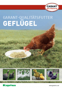 Prospekt Garant Qualitätsfutter für Geflügel